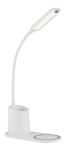 Настольная лампа LED Melli 58429W Globo белая 1 лампа, основание белое полимер в стиле минимализм современный 