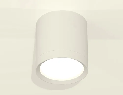Светильник накладной XS8141001 Ambrella light белый 1 лампа, основание белое в стиле хай-тек круглый фото 3