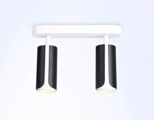 Спот с 2 лампами TN51598 Ambrella light чёрный GU10 в стиле хай-тек современный  фото 5