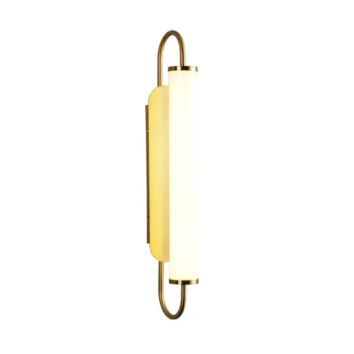 Настенный светильник RUMBA 151374-26 ImperiumLoft белый на 1 лампа, основание золотое в стиле лофт современный  фото 2