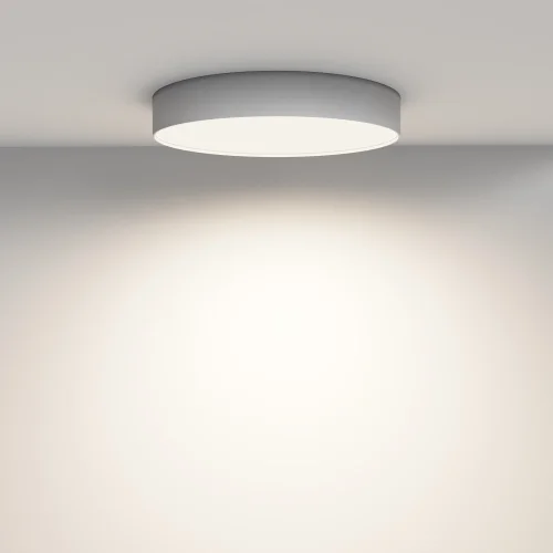 Светильник потолочный LED Zon C032CL-45W4K-RD-W Maytoni белый 1 лампа, основание белое в стиле хай-тек современный круглый фото 4