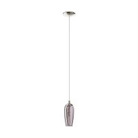 Светильник подвесной FARSALA 96343 Eglo прозрачный 1 лампа, основание матовое никель в стиле современный 