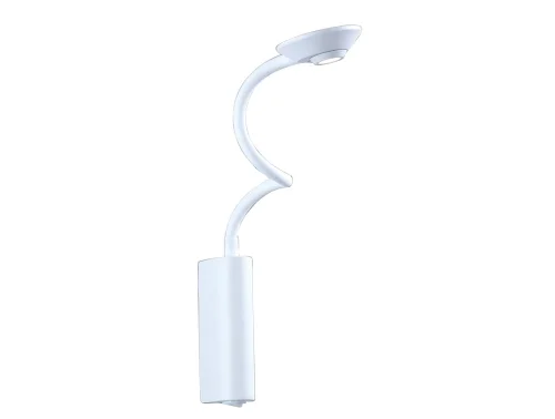 Бра с выключателем LED 14341/A white Newport белый на 1 лампа, основание белое в стиле хай-тек современный для чтения