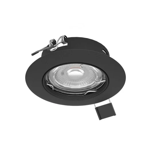 Светильник точечный Peneto 900753 Eglo чёрный 1 лампа, основание чёрное в стиле современный лофт 