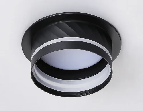 Светильник точечный TN5219 Ambrella light чёрный 1 лампа, основание чёрное в стиле современный хай-тек круглый фото 2