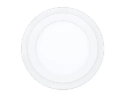 Светильник точечный LED Downlight DCR376 Ambrella light белый 1 лампа, основание белое в стиле современный хай-тек круглый фото 5