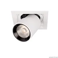 Светильник точечный LED Apex 10327/D White LOFT IT белый 1 лампа, основание белое в стиле современный хай-тек квадратный трубочки
