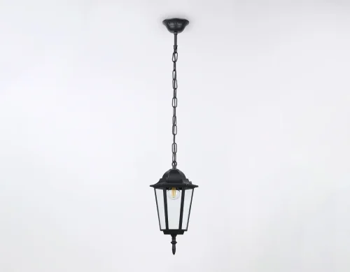 Подвесной светильник ST2029 Ambrella light уличный IP54 чёрный 1 лампа, плафон прозрачный в стиле современный хай-тек E27 фото 3