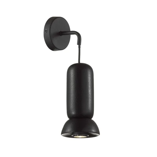 Бра Kerama 5054/1WD Odeon Light чёрный на 1 лампа, основание чёрное в стиле современный  фото 3