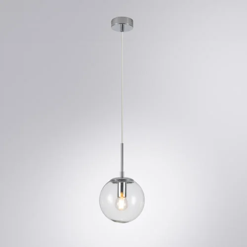Светильник подвесной Volare A1915SP-1CC Arte Lamp прозрачный 1 лампа, основание хром в стиле современный  фото 2