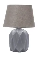 Настольная лампа Sedini OML-82704-01 Omnilux коричневая 1 лампа, основание серое керамика в стиле современный 