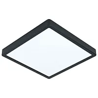 Светильник накладной LED Fueva 5 99245 Eglo белый чёрный 1 лампа, основание чёрное в стиле современный квадратный