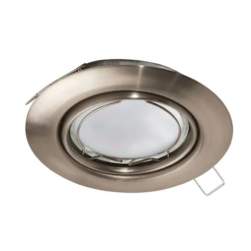Светильник точечный LED PENETO 94242 Eglo никель серый 1 лампа, основание серое никель в стиле современный 
