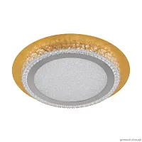 Светильник потолочный LED Urbania 33631 Eglo белый 1 лампа, основание золотое в стиле современный 