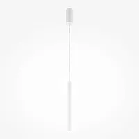 Светильник подвесной LED Pro Base MOD159PL-L6WK Maytoni белый 1 лампа, основание белое в стиле современный минимализм трубочки
