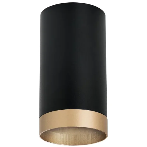 Светильник накладной Rullo R43740 Lightstar чёрный 1 лампа, основание чёрное в стиле современный круглый