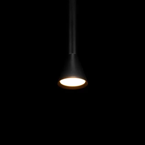 Светильник подвесной LED Pipe 10337/550 Black LOFT IT чёрный 1 лампа, основание чёрное в стиле современный хай-тек трубочки фото 4
