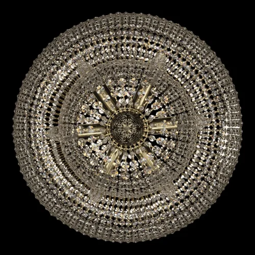 Люстра потолочная хрустальная 19091/H2/80IV G Bohemia Ivele Crystal прозрачная на 22 лампы, основание золотое в стиле классический sp фото 3