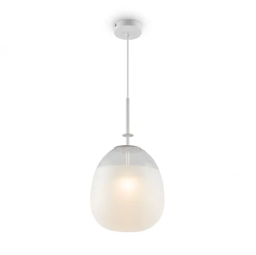 Светильник подвесной LED Lune P072PL-L5W3K Maytoni белый 1 лампа, основание белое в стиле современный 