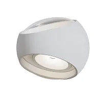 Настенный светильник LED Stream O032WL-L6W3K Maytoni уличный IP54 белый 1 лампа, плафон белый в стиле современный LED