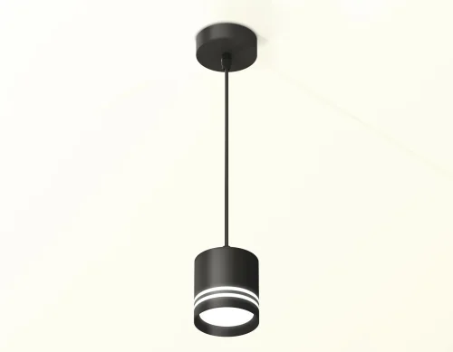 Светильник подвесной XP8111024 Ambrella light чёрный 1 лампа, основание белое в стиле хай-тек  фото 4