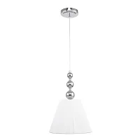 Светильник подвесной Nifty 1042/09/01P Stilfort белый 1 лампа, основание хром в стиле классический 