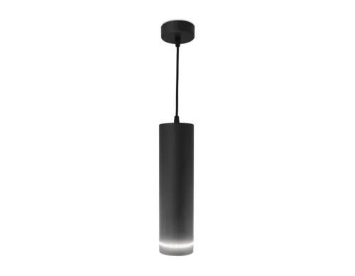 Светильник подвесной LED TN290 Ambrella light чёрный 1 лампа, основание чёрное в стиле современный хай-тек трубочки фото 2