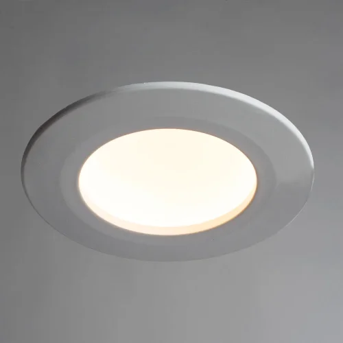 Светильник точечный LED RIFLESSIONE A7008PL-1WH Arte Lamp белый 1 лампа, основание белое в стиле современный  фото 2