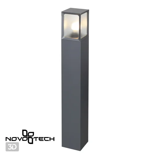 Парковый светильник Arbor 370948 Novotech уличный IP54 чёрный 1 лампа, плафон прозрачный в стиле хай-тек E27 фото 5