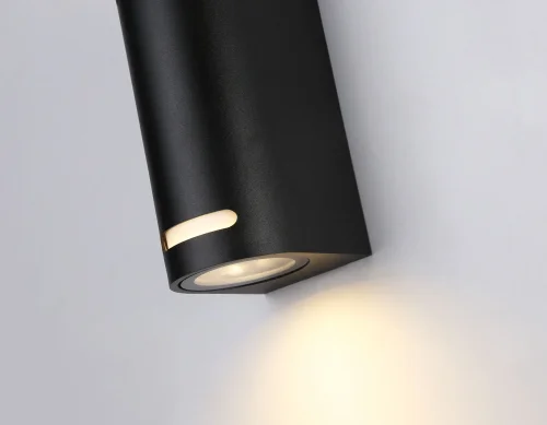 Настенный светильник ST3744 Ambrella light уличный IP54 чёрный 2 лампы, плафон чёрный в стиле хай-тек современный GU10 фото 3