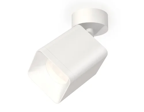 Светильник накладной Techno spot XM7812001 Ambrella light белый 1 лампа, основание белое в стиле хай-тек современный квадратный
