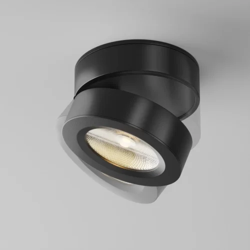 Светильник накладной LED Alivar C022CL-L7B Maytoni чёрный 1 лампа, основание чёрное в стиле современный круглый фото 6