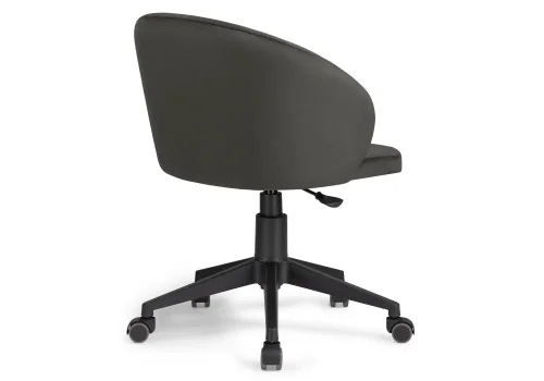 Компьютерное кресло Пард графитовый 464230 Woodville, графит/велюр, ножки/пластик/чёрный, размеры - *870***590*600 фото 5