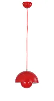 Светильник подвесной Narni 197.1 rosso Lucia Tucci красный 1 лампа, основание красное в стиле современный 