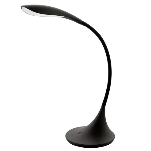 Настольная лампа LED DAMBERA 94673 Eglo чёрная 1 лампа, основание чёрное полимер в стиле для кабинета, офиса 