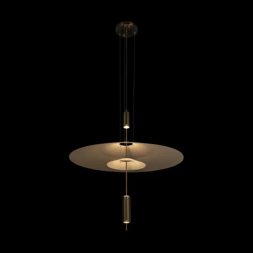 Светильник подвесной Skylar 10244/A Brass LOFT IT белый 3 лампы, основание латунь в стиле современный  фото 4