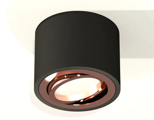 Светильник накладной Techno spot XS7511005 Ambrella light чёрный 1 лампа, основание чёрное в стиле хай-тек современный круглый фото 2