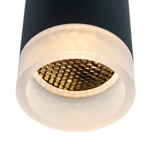 Светильник накладной Ogma A5556PL-1BK Arte Lamp чёрный 1 лампа, основание чёрное в стиле современный круглый фото 4