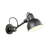 Бра лофт Arta 4125/1W Odeon Light чёрный 1 лампа, основание чёрное в стиле лофт 