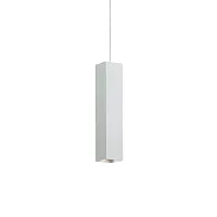 Светильник подвесной SKY SP1 BIANCO Ideal Lux белый 1 лампа, основание белое в стиле современный трубочки