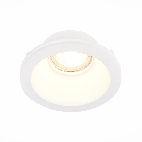 Светильник точечный St252–254 Gypsum ST254.308.01 ST-Luce белый 1 лампа, основание белое в стиле современный хай-тек для затирки фото 3