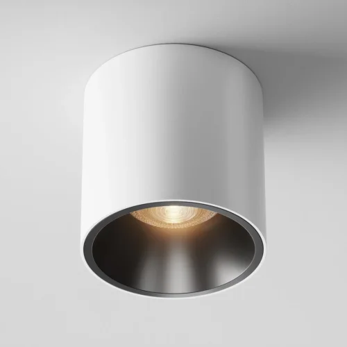 Светильник накладной Cover C064CL-L12W3K Maytoni белый 1 лампа, основание белое в стиле современный круглый фото 6