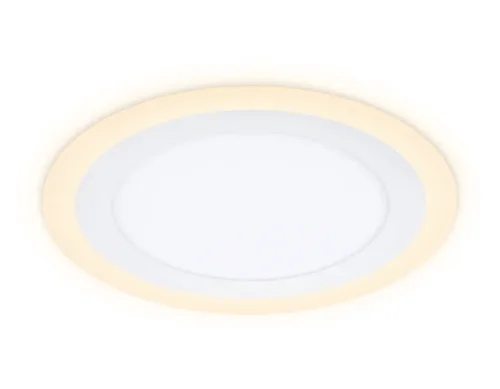 Светильник точечный LED Downlight DCR373 Ambrella light белый 1 лампа, основание белое в стиле современный хай-тек круглый фото 4