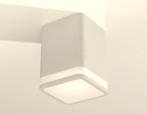 Светильник накладной Techno Spot XS XS7812020 Ambrella light белый 1 лампа, основание белое в стиле современный хай-тек квадратный фото 3