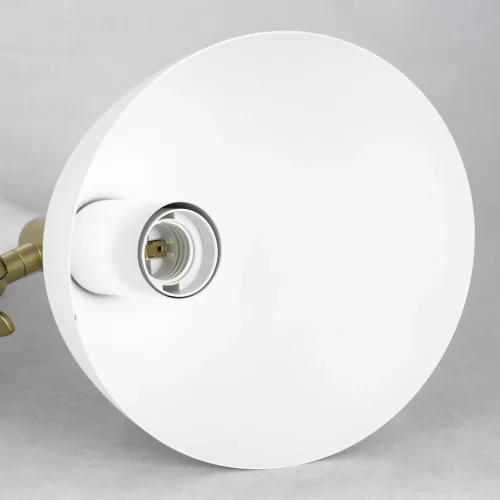 Торшер LSP-0625 Lussole  белый 2 лампы, основание белое в стиле современный лофт
 фото 2