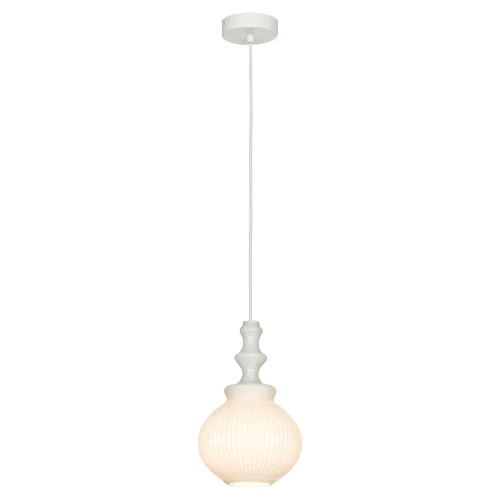 Светильник подвесной LSP-8516 Lussole белый 1 лампа, основание белое в стиле современный 