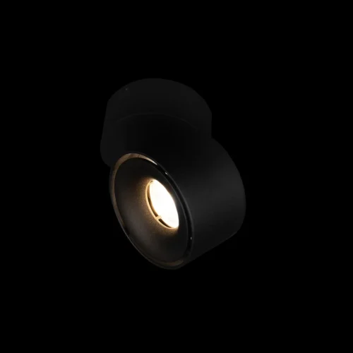 Светильник накладной LED Focus 10323/A Black LOFT IT чёрный 1 лампа, основание чёрное в стиле современный хай-тек круглый фото 2