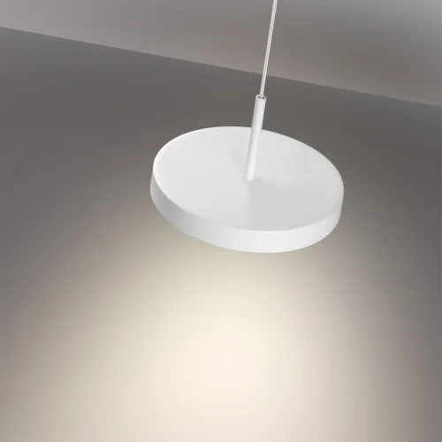 Светильник подвесной LED Mirror 359280 Novotech белый 1 лампа, основание белое в стиле современный хай-тек  фото 4