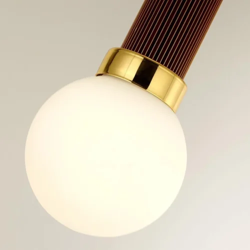 Светильник потолочный Sphere 2954-1P Favourite белый 1 лампа, основание золотое в стиле современный шар фото 4