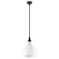 Светильник подвесной Loft 865017 Lightstar белый 1 лампа, основание чёрное в стиле современный 